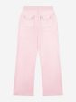 Juicy Couture Girls Diamante Logo Wide Leg Joggers in Pink Fashion