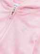 Juicy Couture Girls Diamante Logo Zip Up Top in Pink Online Hot Sale