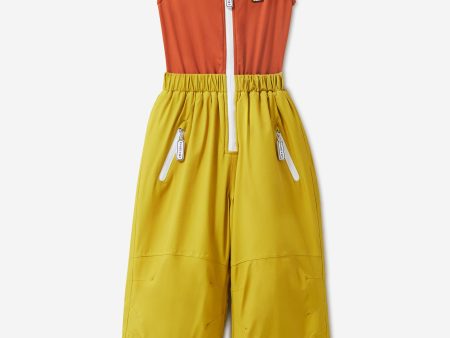 Roarsome Kids Cub Ski Bottoms in Yellow Fashion