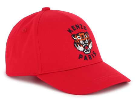 Boys & Girls Red Embroidery Logo Hat For Cheap