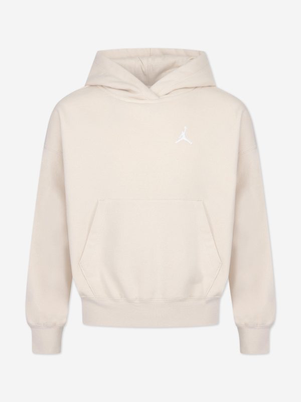 Jordan Girls Brooklyn Essential Hoodie in Beige Online Sale