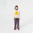 Boys & Girls White Gingerbread Printed Cotton Sweatshirt on Sale