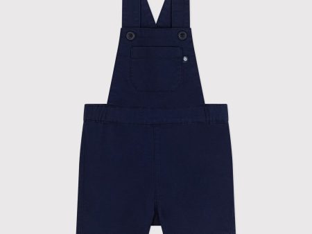 Baby Girls & Boys Blue Navy Cotton Jumpsuit For Cheap