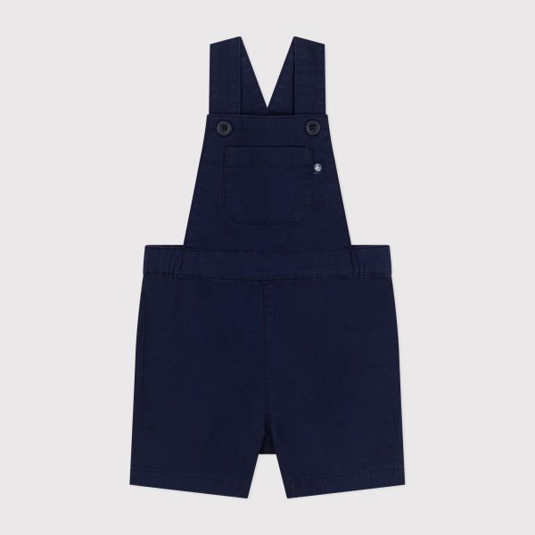 Baby Girls & Boys Blue Navy Cotton Jumpsuit For Cheap