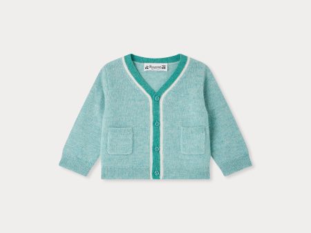 Baby Boys Emerald Cashmere Cardigan Online Sale