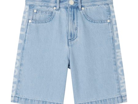 Boys Blue Denim Shorts For Sale