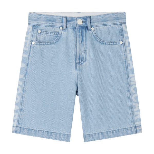 Boys Blue Denim Shorts For Sale