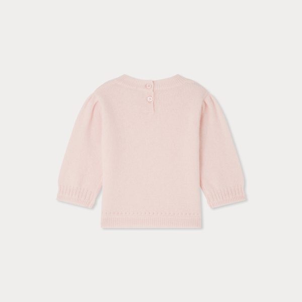 Baby Girls Rose Cashmere Sweater Hot on Sale