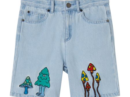 Boys Light Blue Denim Shorts For Sale