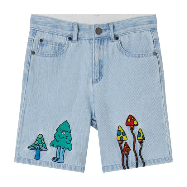 Boys Light Blue Denim Shorts For Sale