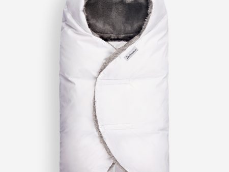 7AM Enfant Baby Nido Duvet Wrap in White Online now