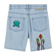 Boys Light Blue Denim Shorts For Sale