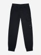 C.P. Company Boys Cargo Joggers in Black For Discount