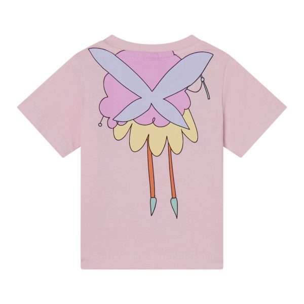 Baby Girls Pink Fairy Cotton T-Shirt Online now