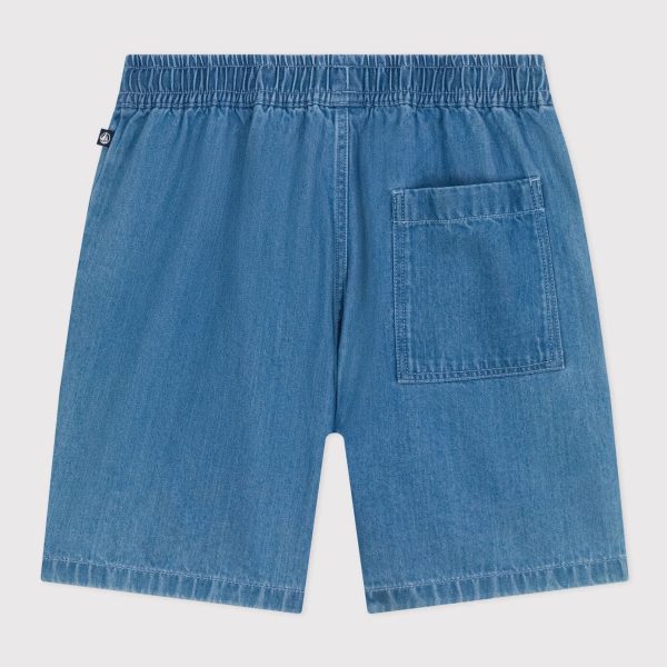 Boys Denim Blue Shorts For Sale