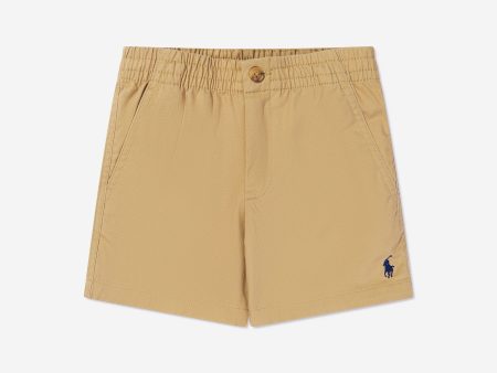 Ralph Lauren Boys Chino Shorts in Beige Hot on Sale