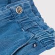 Girls Denim Blue Trousers on Sale