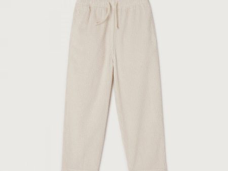 Boys & Girls Beige Corduroy Trousers For Discount