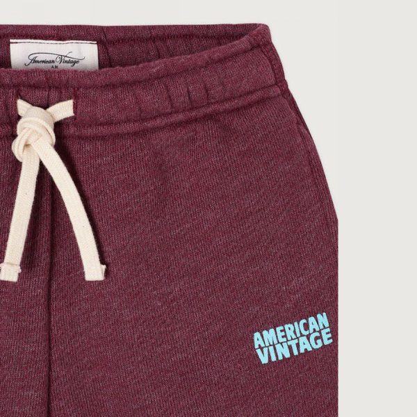 Boys & Girls Wine Red Cotton Shorts Online now