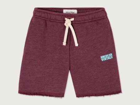 Boys & Girls Wine Red Cotton Shorts Online now