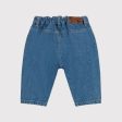 Baby Boys & Girls Blue Denim Trousers For Discount