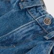 Baby Boys & Girls Blue Denim Trousers For Discount