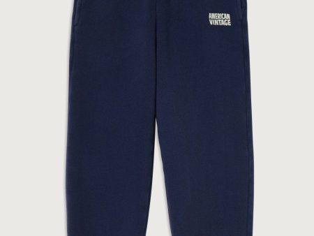 Boys & Girls Dark Blue Cotton Trousers on Sale