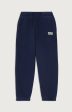 Boys & Girls Dark Blue Cotton Trousers on Sale