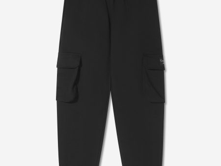 Calvin Klein Girls Organic Cotton Cargo Utility Sweatpants Hot on Sale