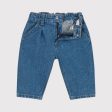 Baby Boys & Girls Blue Denim Trousers For Discount