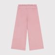 Girls Pink Logo Embroidery Trousers Cheap