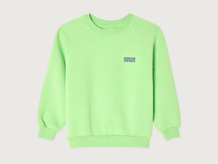 Boys & Girls Light Green Cotton Sweatshirt Supply