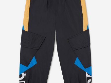 Stella McCartney Boys Cargo Trousers in Black For Cheap