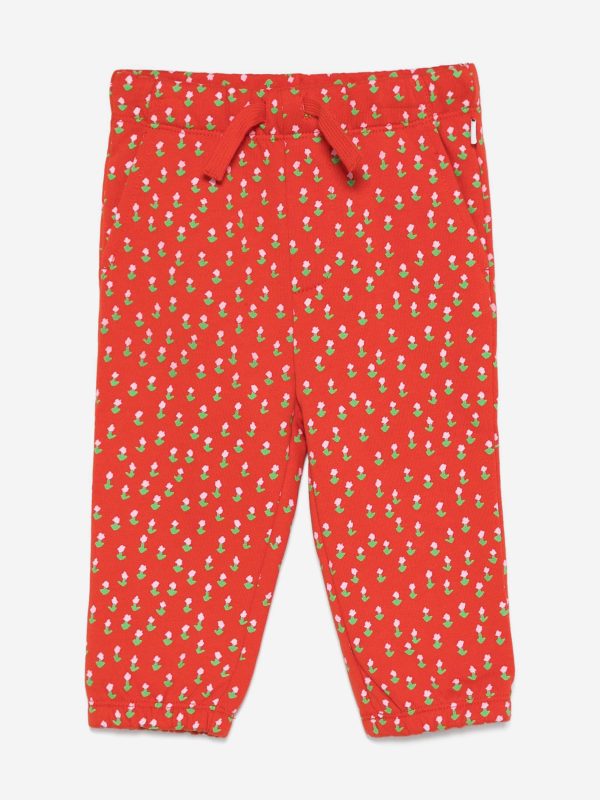 Stella McCartney Baby Girls Floral Joggers in Red Online