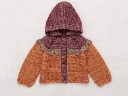 Baby Boys & Girls Rose Gold Hooded Wool Cardigan Sale