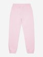 New Balance Girls Brush Back Small Logo Joggers in Pink Cheap