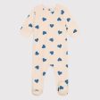 Baby Boys & Girls Printed Heart Cotton Jumpsuit Supply