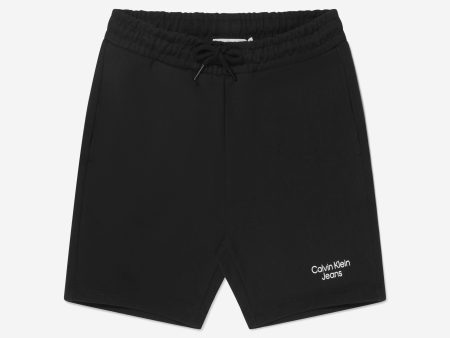 Calvin Klein Boys Cotton Logo Shorts Online