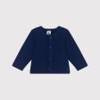 Baby Girls Navy Cotton Cardigan Online Sale