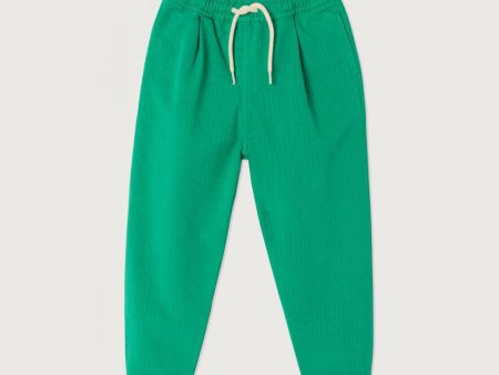 Boys & Girls Green Cotton Trousers Fashion