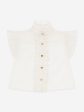 Angels Face Girls Neo Frill Blouse in White on Sale