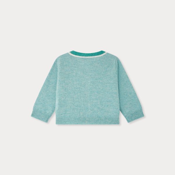 Baby Boys Emerald Cashmere Cardigan Online Sale