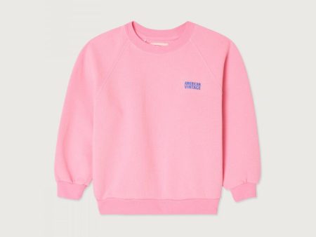 Boys & Girls Pink Cotton Sweatshirt Discount