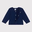 Baby Girls Navy Cotton Cardigan Online Sale