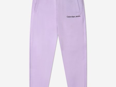 Calvin Klein Girls Organic Cotton Logo Joggers on Sale