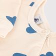 Baby Boys & Girls Printed Heart Cotton Jumpsuit Supply