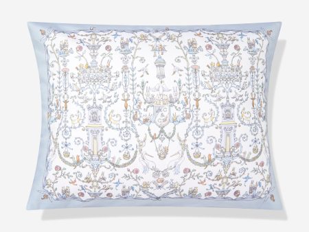 Atelier Choux Baby Boys Satin Toile De Jouy Atelier Choux & Caitlin Wilson Cushion Cover in Blue Sale