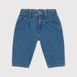 Baby Boys & Girls Blue Denim Trousers For Discount