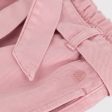 Girls Pink Logo Embroidery Trousers Cheap