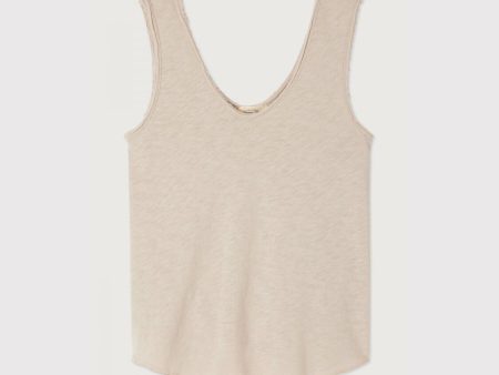 Women Beige Cotton Vest Supply